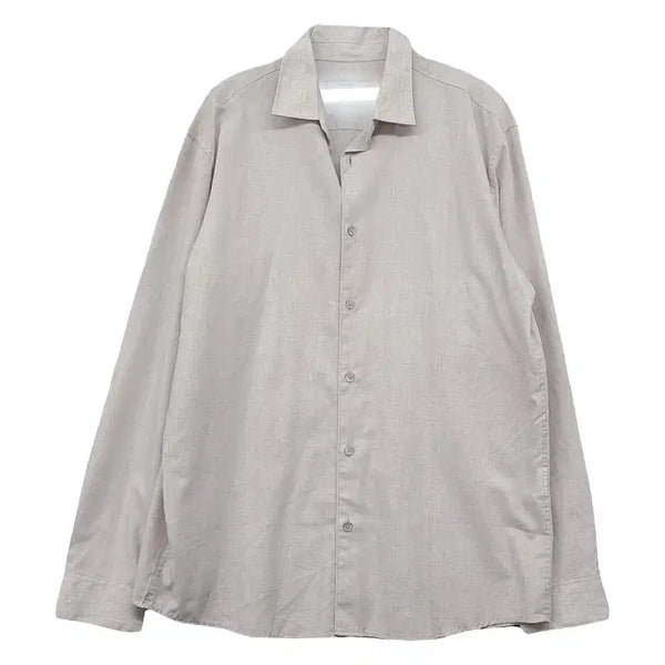[BUNJANG] Mind Bridge Beige Polyester Nylon Blend Shirt LG / 마인드브릿지 베이지 셔츠 LG