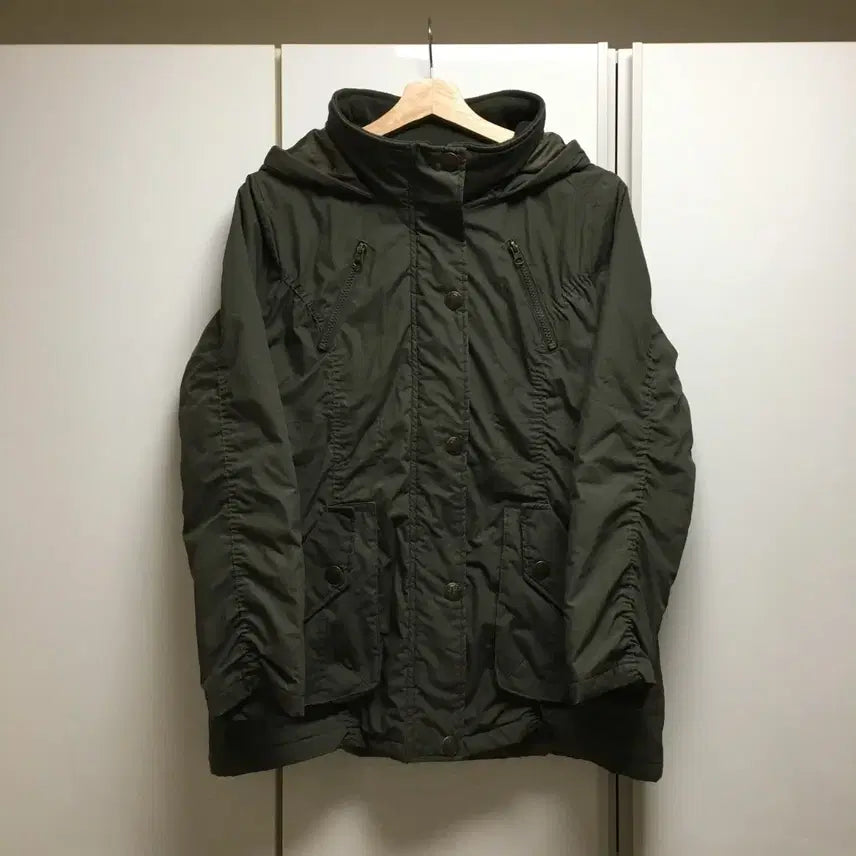 [BUNJANG] Vintage Japanese Khaki Field Jacket Mori Girl Grunge Fairy Y2K Style / 일본 빈티지 카키 야상 아우터 모리걸 그런지 페어리 y2k