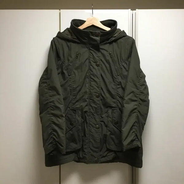 [BUNJANG] Vintage Japanese Khaki Field Jacket Mori Girl Grunge Fairy Y2K Style / 일본 빈티지 카키 야상 아우터 모리걸 그런지 페어리 y2k