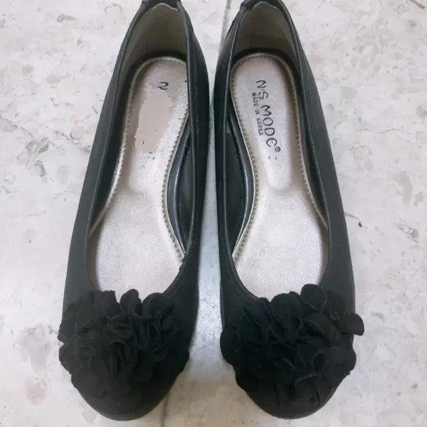 [BUNJANG] Black Low Heels - Size 230 / 단화 구두 블랙 230