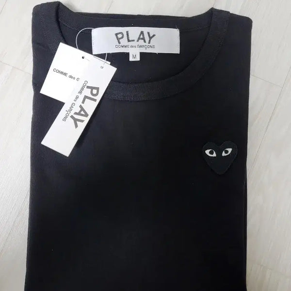 [BUNJANG] Comme des Garçons Play Black Heart Logo T-Shirt (Size M) / 꼼데가르송 플레이 반팔티 M 블랙 새상품