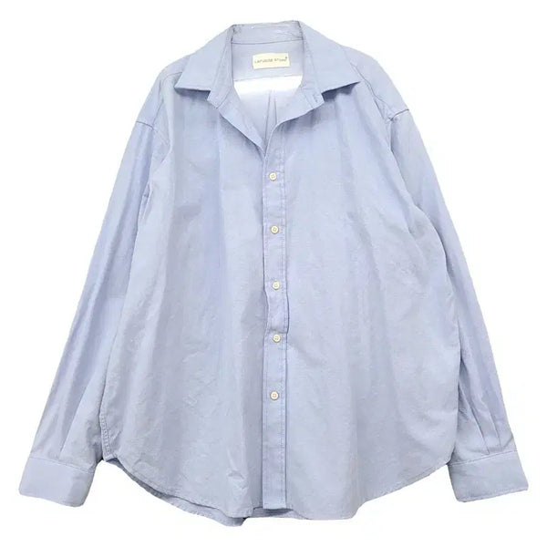 [BUNJANG] La Fille Store Light Blue Oxford Shirt (M) / 라퍼지스토어 라이트 블루 옥스포드 셔츠 M