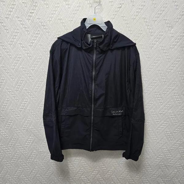 [BUNJANG] Calvin Klein Performance Hoodie Windbreaker Size S / 파164 캘빈클라인 퍼모먼스 후드 바람막이 S