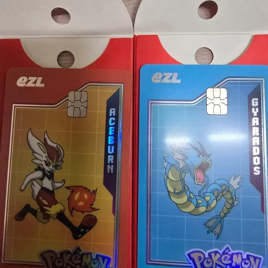 [BUNJANG] IZL Transportation Card Set (Aceburn, Gyarados) / 이즐 교통카드 에이스번 갸라도스 일괄