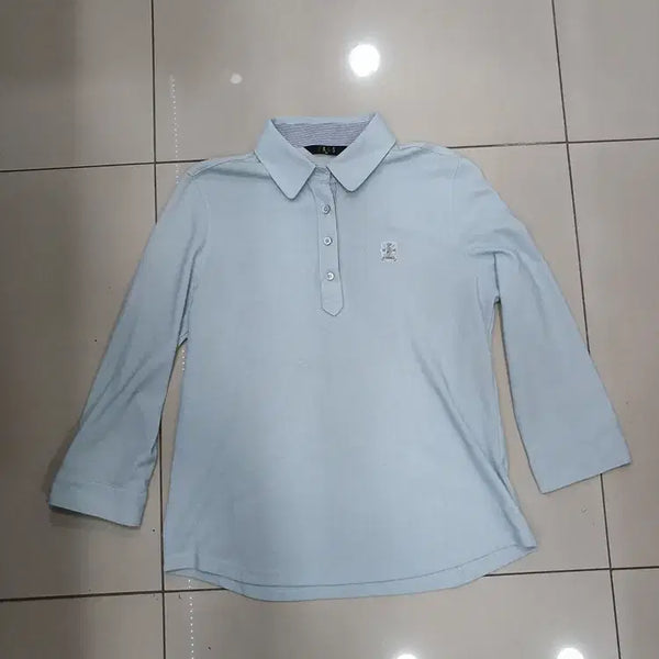 [BUNJANG] Daks Golf Women's Size 100 Sky Blue Polo Shirt / 닥스 골프 여성100 하늘색 카라티셔츠 중고 가슴50총65어깨39팔50