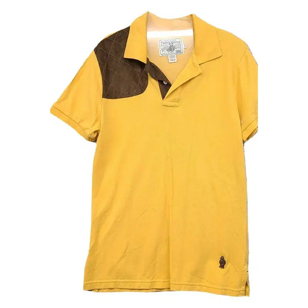 [BUNJANG] Teenie Weenie Yellow Logo Short Sleeve Polo Shirt M / 티니위니 옐로우 로고 반팔 카라티 M
