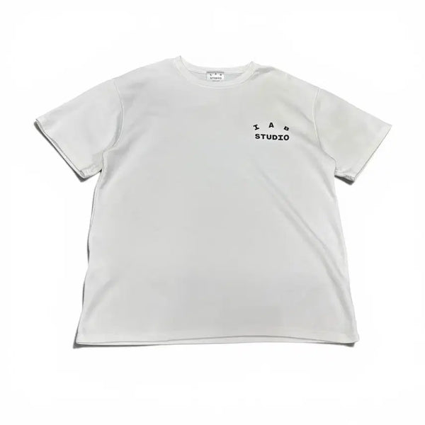 [BUNJANG] I App Studio White Black Short Sleeve T-Shirt / L 아이앱스튜디오 화이트 흰검 반팔티