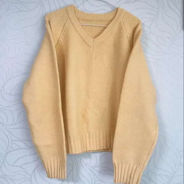 [BUNJANG] Thick Cozy Knitwear Set (2 Pieces) / 두껍고 폭닥한 니트 2개 입니다