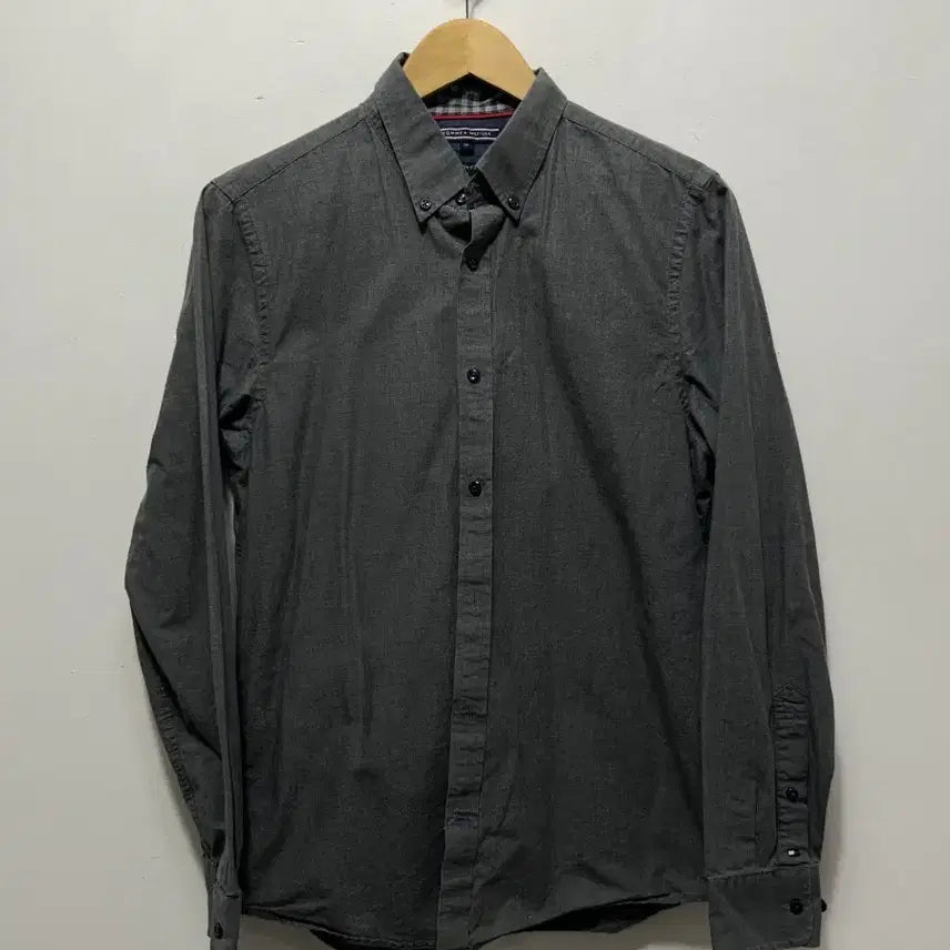 [BUNJANG] Tommy Hilfiger Men's Grey Shirt - Medium / 타미힐피거 남성 셔츠 그레이 M