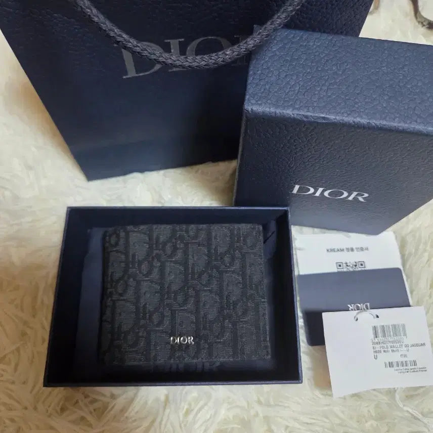[BUNJANG] Dior Oblique Bifold Wallet / (6월구매) 디올 오블리크 블랙 반지갑