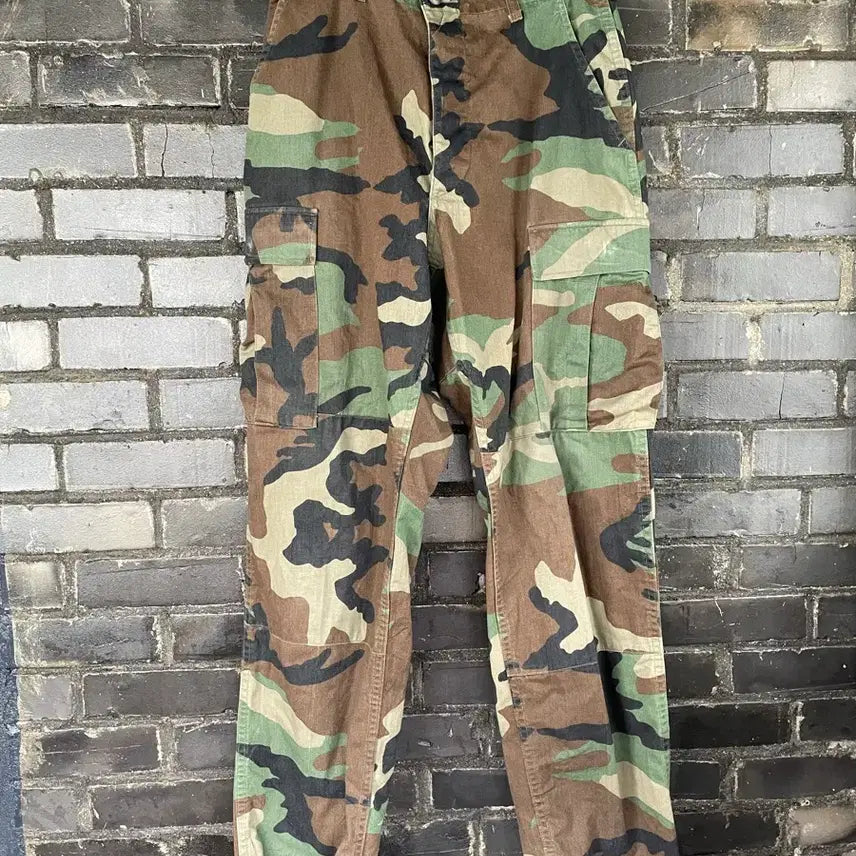 [BUNJANG] US Military Woodland Camo BDU Cargo Pants (Small-Regular) / 미군 우드랜드 카모 카고팬츠