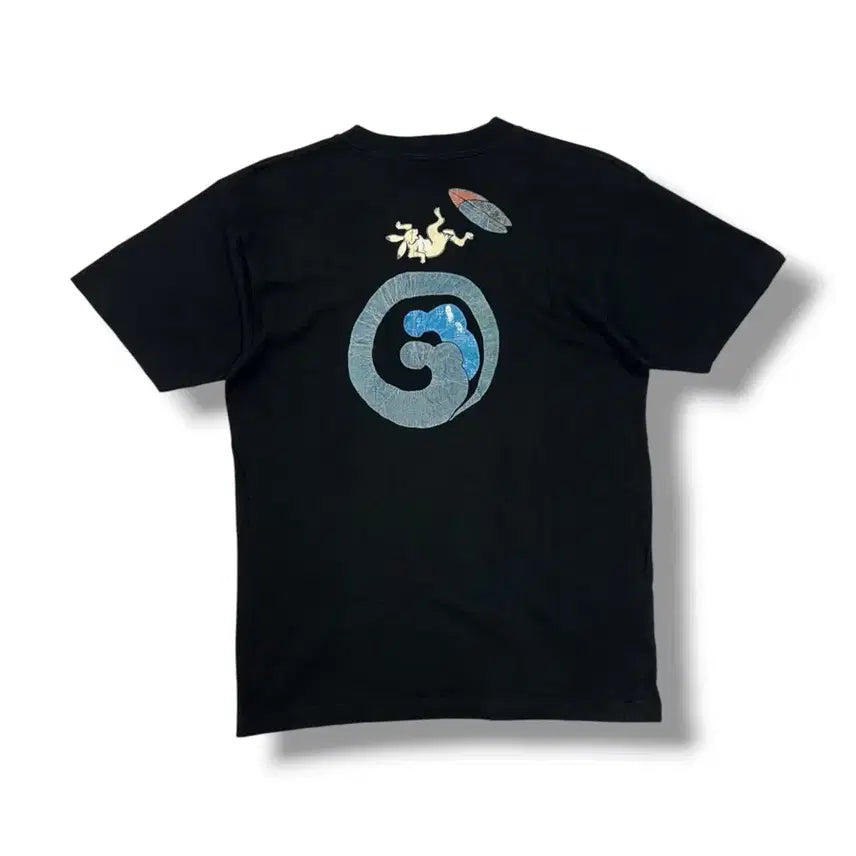 [BUNJANG] Vintage Japanese Surfing Rabbit T-Shirt / [S] 일본 빈티지 서핑 토끼 티셔츠