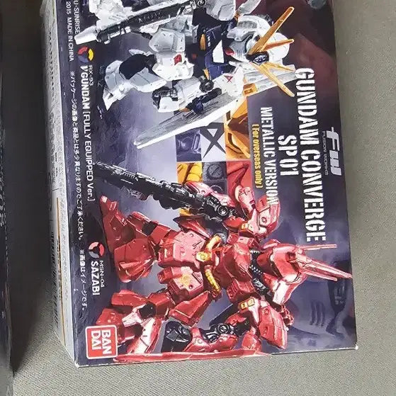 [BUNJANG] Converge SP01 Metallic Nu Gundam Sazabi Set / 컨버지 sp01 메탈릭 뉴건담 사자비 세트