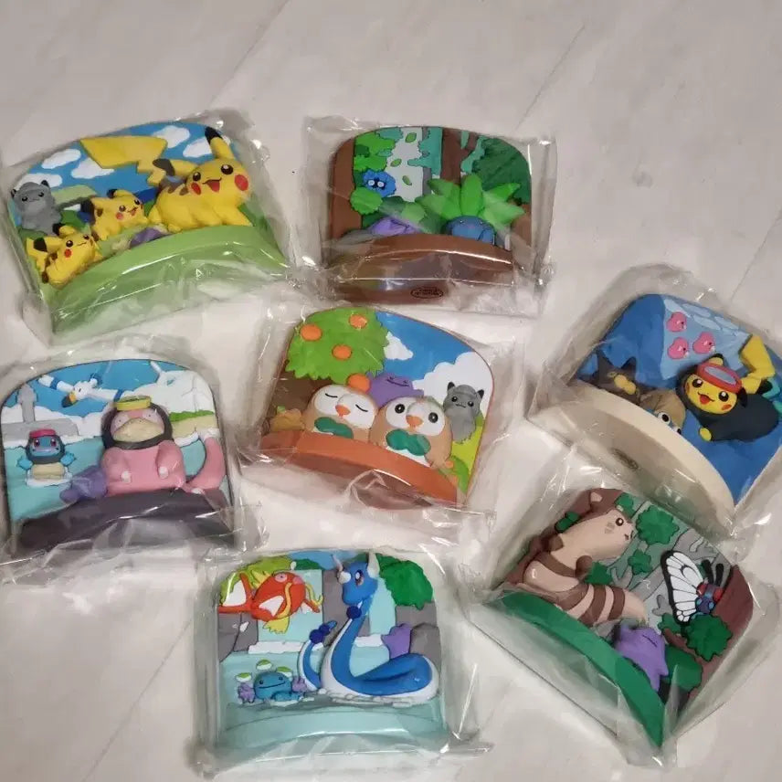 [BUNJANG] Pokemon Jeju Edition Random Magnet Set (7 Types) / 포켓몬 제주 에디션 랜덤 마그넷 7종 세트/개별