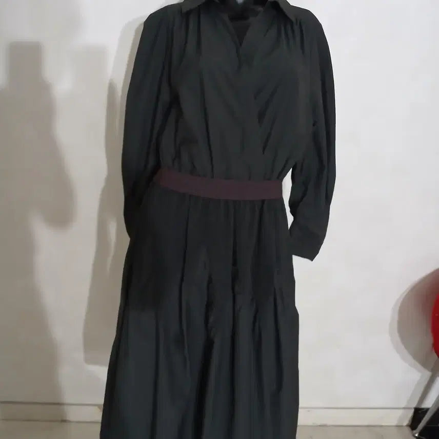 [BUNJANG] Mine Waist Banding Long Dress / 마인 허리 밴딩 롱 원피스