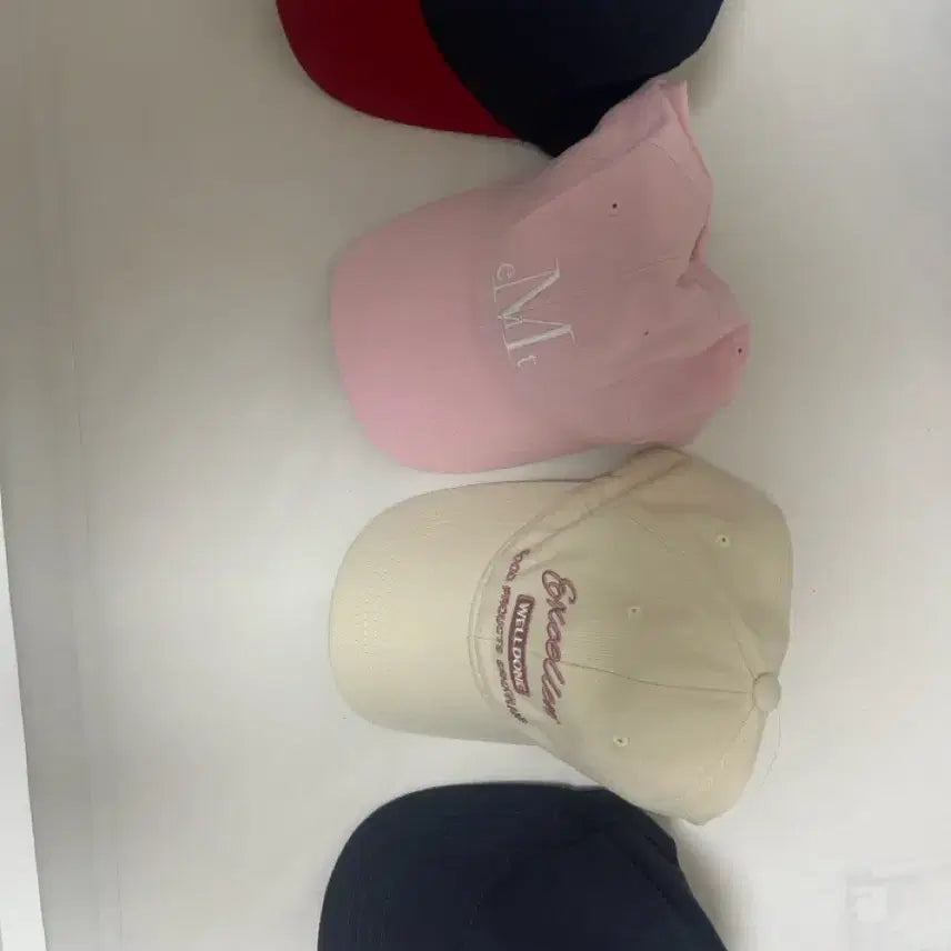 [BUNJANG] MLB Navy Cap & Musent Pink/Beige Caps / 다양한 모자 판매 무센트모자 엠엘비모자