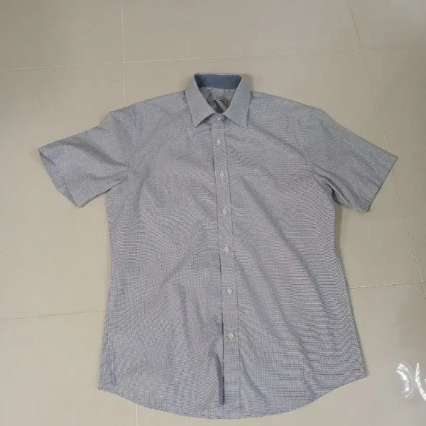 [BUNJANG] ST. Dupont Men's Check Shirt / ST 듀퐁 체크 셔츠 남성