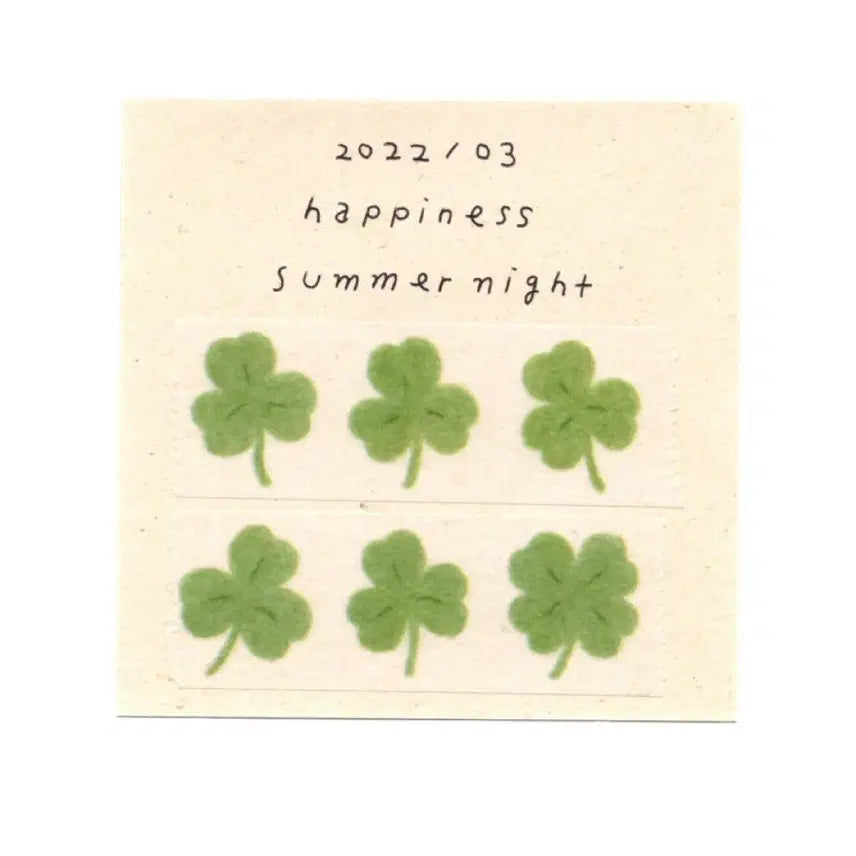 [BUNJANG] Summer Night Happiness Masking Tape Set (2 Types) / 2종 (재고1) 여름밤 행복 / 마음 마스킹테이프