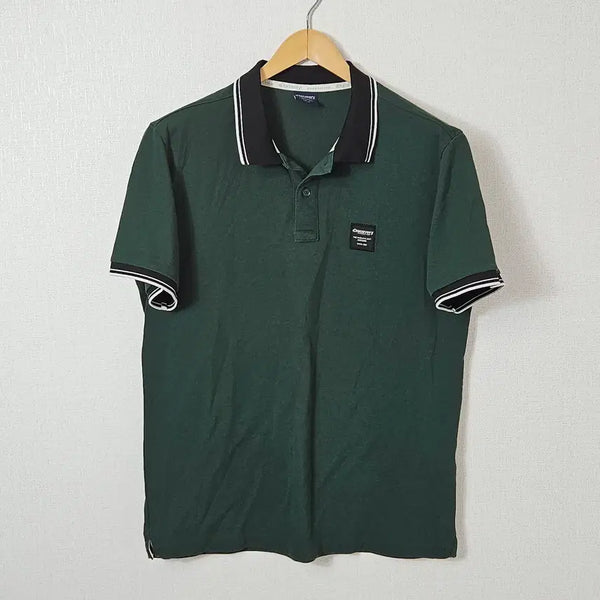[BUNJANG] Discovery Expedition Functional Short Sleeve Polo Shirt Mesh Deep Green 110 / 디스커버리 기능성 반팔 카라티 폴로 피케티 메쉬 딥그린 110