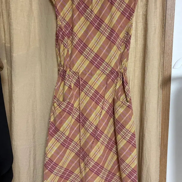 [BUNJANG] Vintage Checkered Dress / 빈티지체크원피스