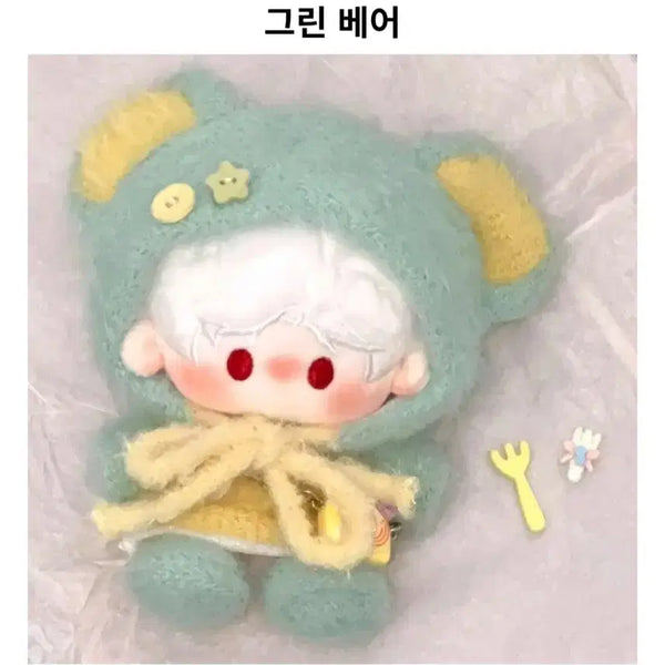 [BUNJANG] 10cm Doll Clothes Animal Set Bundle / 10cm 인형옷 동물옷 2종 일괄