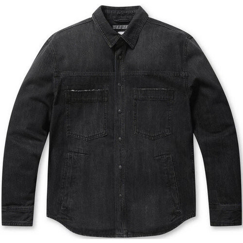 [BUNJANG] 22FW Denim Outer Shirt Black L / 시리즈 22FW 데님 아우터 셔츠 블랙