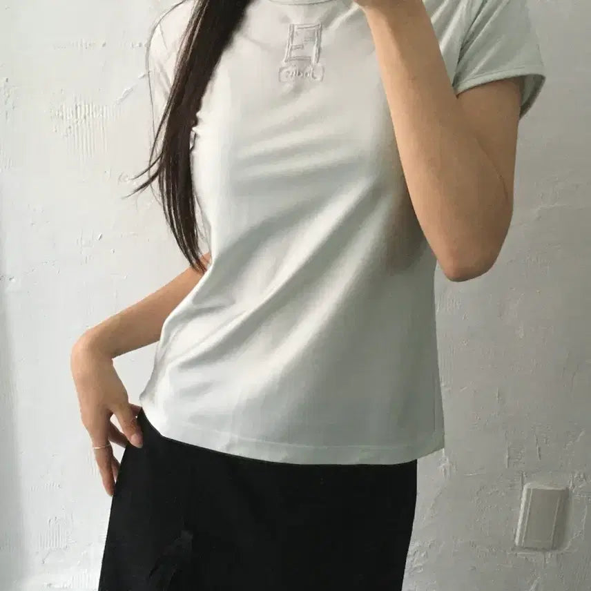 [BUNJANG] Fendi 90s Mint FF Logo T-Shirt / Fendi 펜디 90s 민트 FF 로고 티셔츠