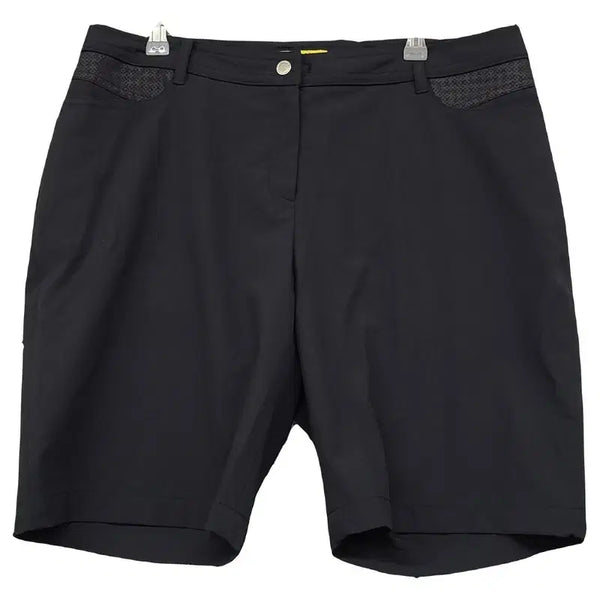 [BUNJANG] Louis Castel Black Golf Shorts 34 Inch / 루이까스텔 블랙 골프 반바지 34인치