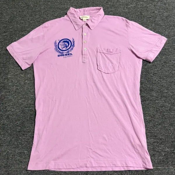 [BUNJANG] Diesel 00s Back Logo Polo T-Shirt / 00s 디젤 백로고 카라티