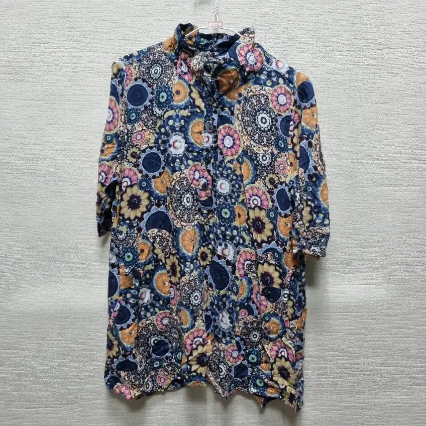 [BUNJANG] Women's Blouse - Size L, Floral Pattern / 자446 블라우스