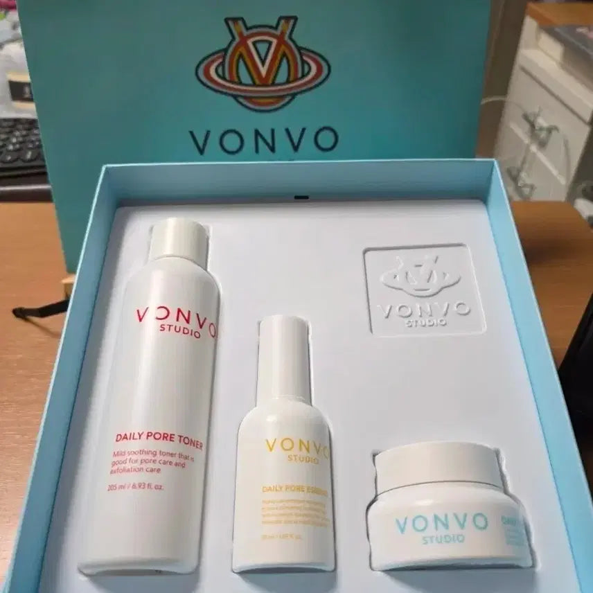 [BUNJANG] Bonbo Studio Daily Pore Toner + Essence + Cream 3-Piece Set / 3종 세트/본보 스튜디오 데일리 포어 토너+ 에센스+ 크림 세트