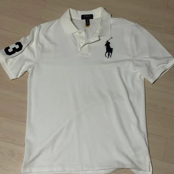 [BUNJANG] Polo Ralph Lauren Big Pony White Polo Shirt / 폴로 랄프로렌 빅포니 화이트 카라티