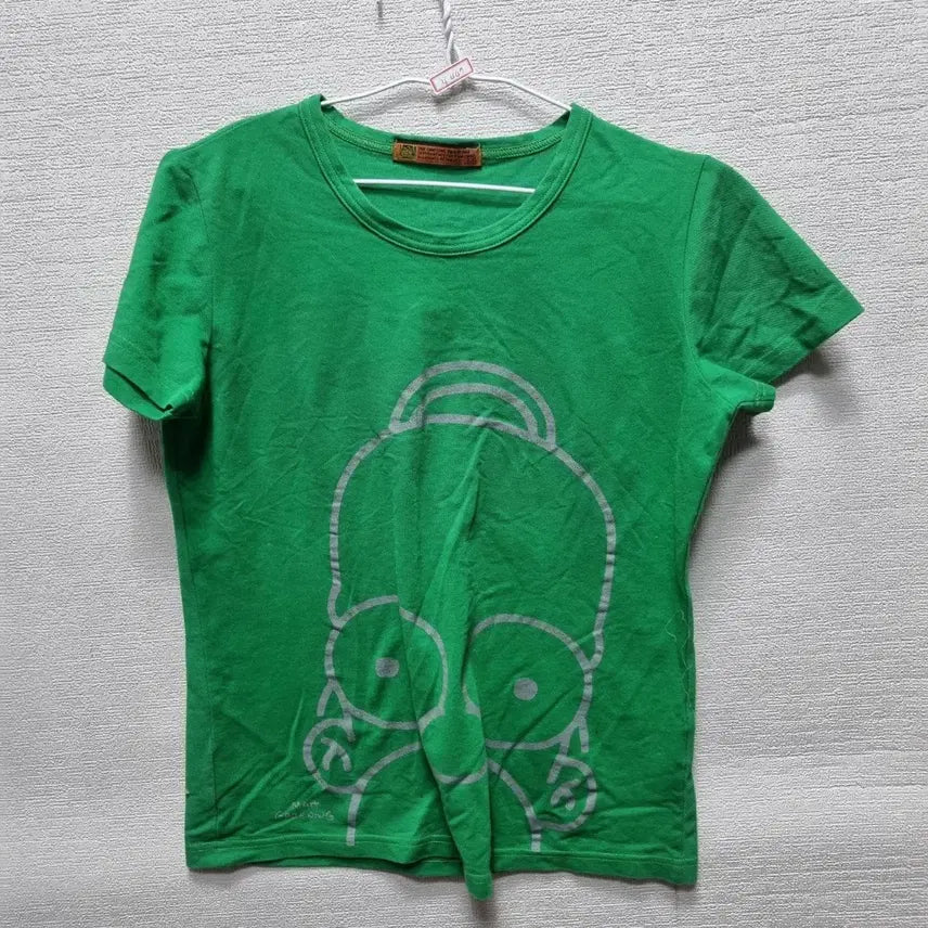 [BUNJANG] Green Graphic T-Shirt / 자447 반팔 티셔츠