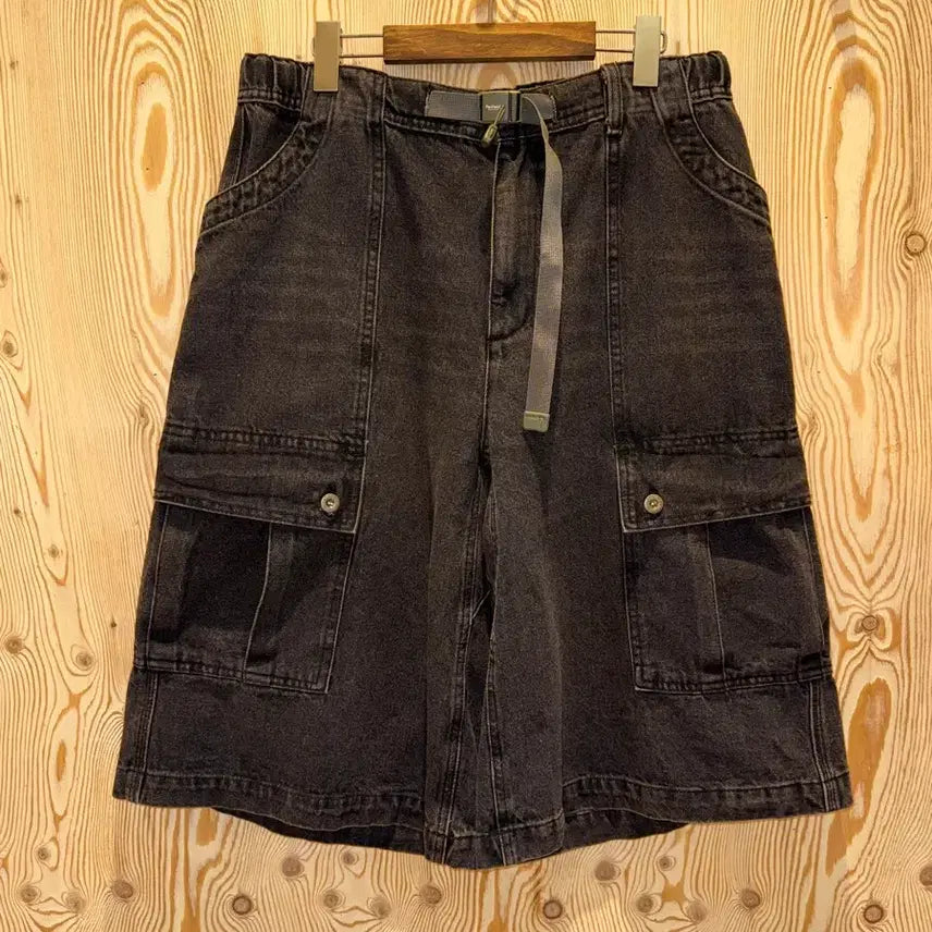 [BUNJANG] Penfield Belted Gusseted Fatigue Pocket Bermuda Pants / 펜필드 벨티드 거셋 퍼티그 포켓 버뮤다 팬츠