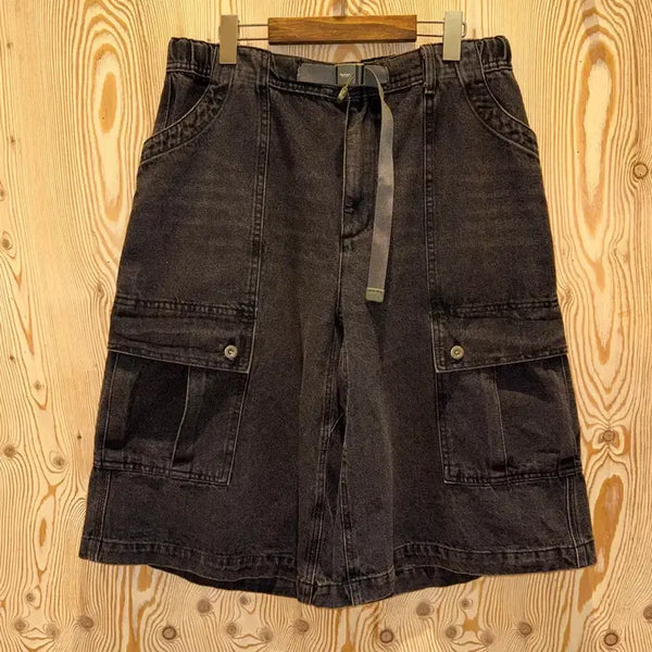 [BUNJANG] Penfield Belted Gusseted Fatigue Pocket Bermuda Pants / 펜필드 벨티드 거셋 퍼티그 포켓 버뮤다 팬츠