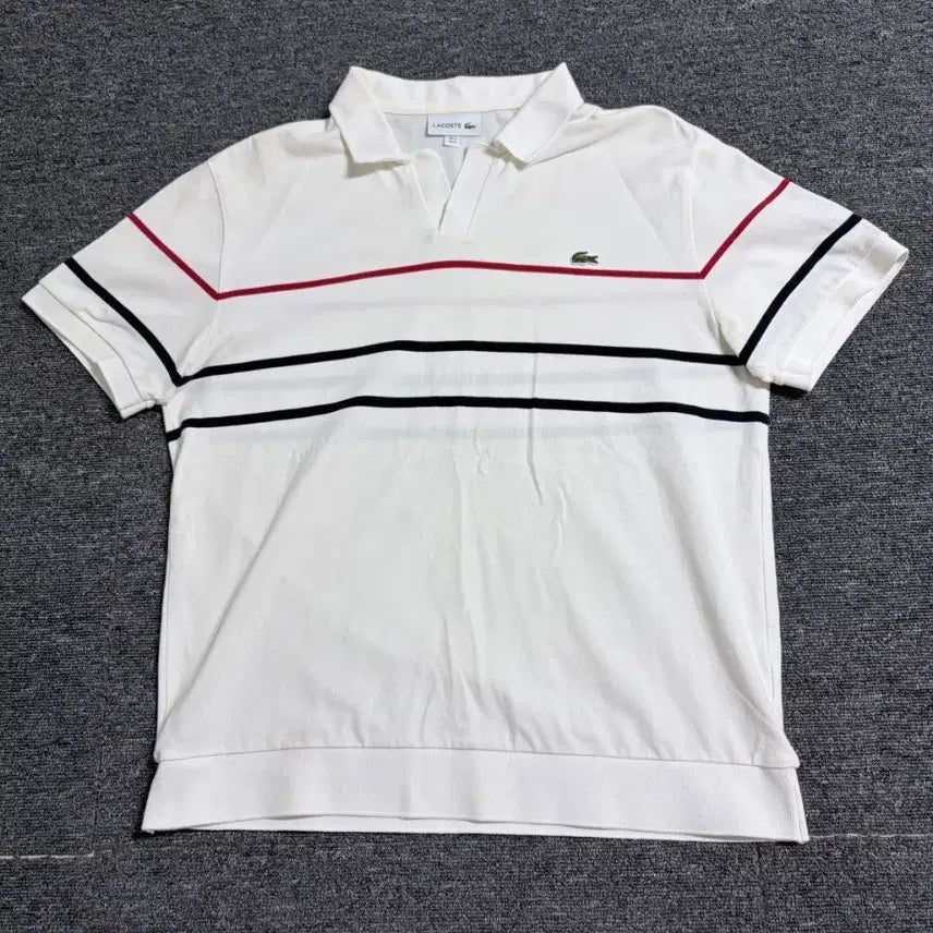 [BUNJANG] Lacoste Open Short Sleeve Polo T-Shirt / 라코스테 오픈 반팔 카라티