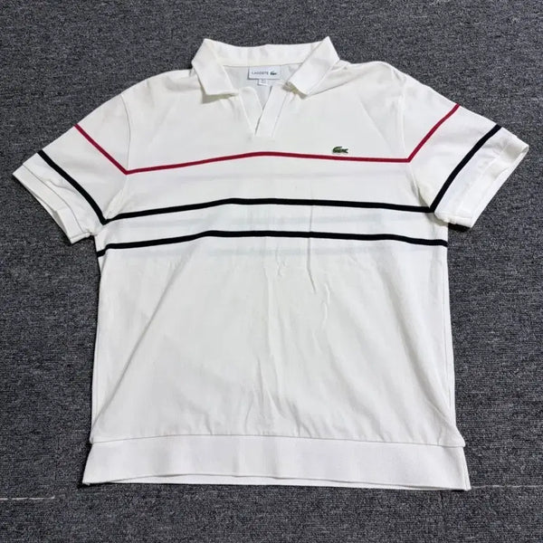 [BUNJANG] Lacoste Open Short Sleeve Polo T-Shirt / 라코스테 오픈 반팔 카라티