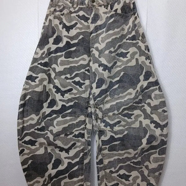 [BUNJANG] ILKN BRAND Camo Wide Balloon Pants (M) / ILKN BRAND 카모 와이드 벌륜 팬츠 M