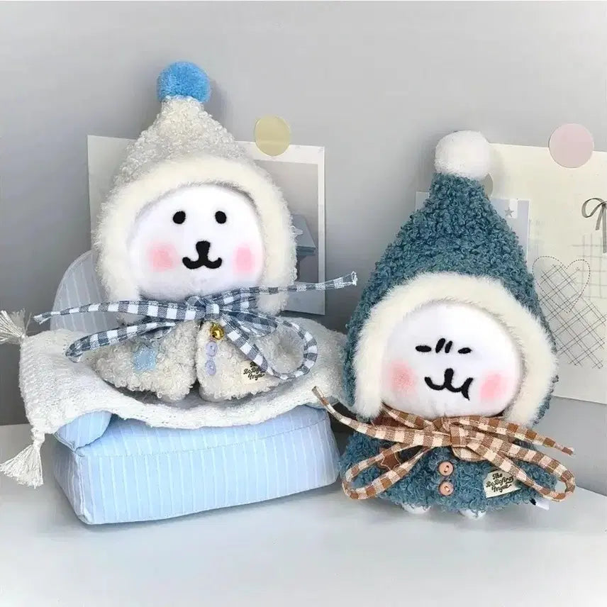 [BUNJANG] 10cm Doll Clothes Ice Cream Coconut White / 10cm 솜인형옷 아이스크림 코코넛 화이트색상