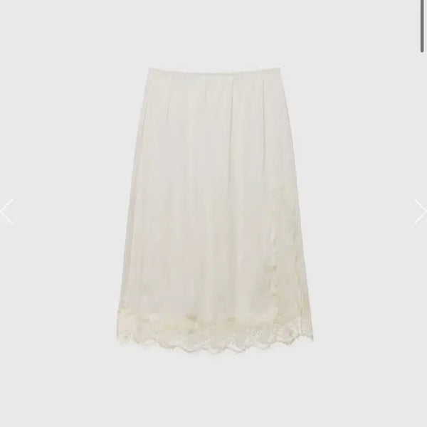 [BUNJANG] MONOHA Lace-Trim Skirt Ivory / 모노하 lace-trim skirt 스커트 아이보리