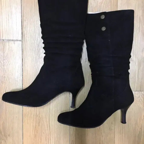 [BUNJANG] Tandy Suede Boots / 탠디 세무 부츠