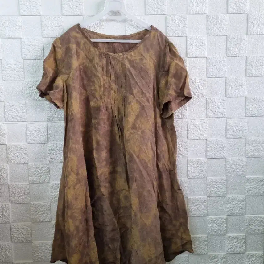 [BUNJANG] Natural Dye Blouse (Size 55-66) / 천연 염색 블라우스 55-66