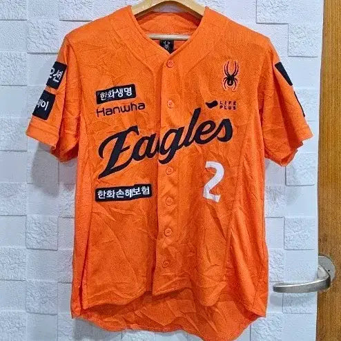 [BUNJANG] Spider Hanwha Eagles Shim Woo-joon Baseball Jersey XS / 스파이더 한화 이글스 유니폼 심우준 XS