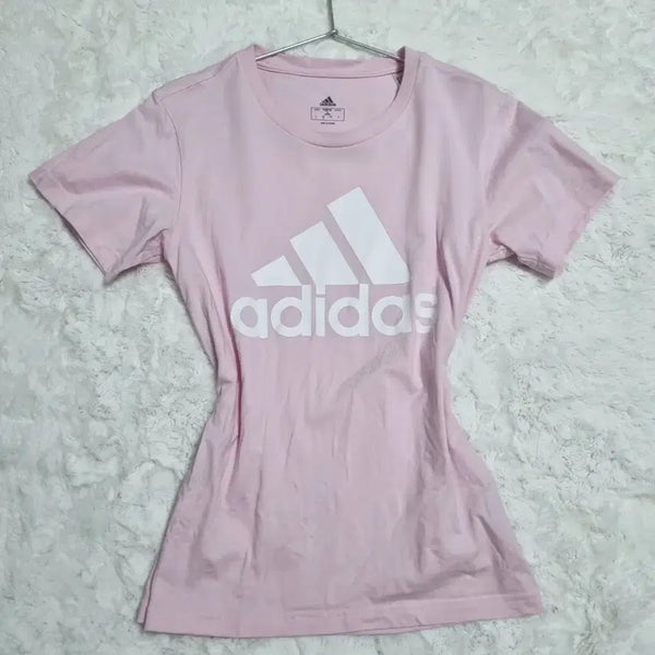 [BUNJANG] Adidas Short Sleeve T-Shirt Pink / 아디다스 반팔티 핑크 딸기우유 스포티 빈티지 스포츠