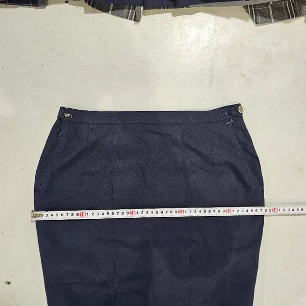 [BUNJANG] Used School Uniform Skirt Size 77 Navy Summer / 중고 교복치마 사이즈 77
