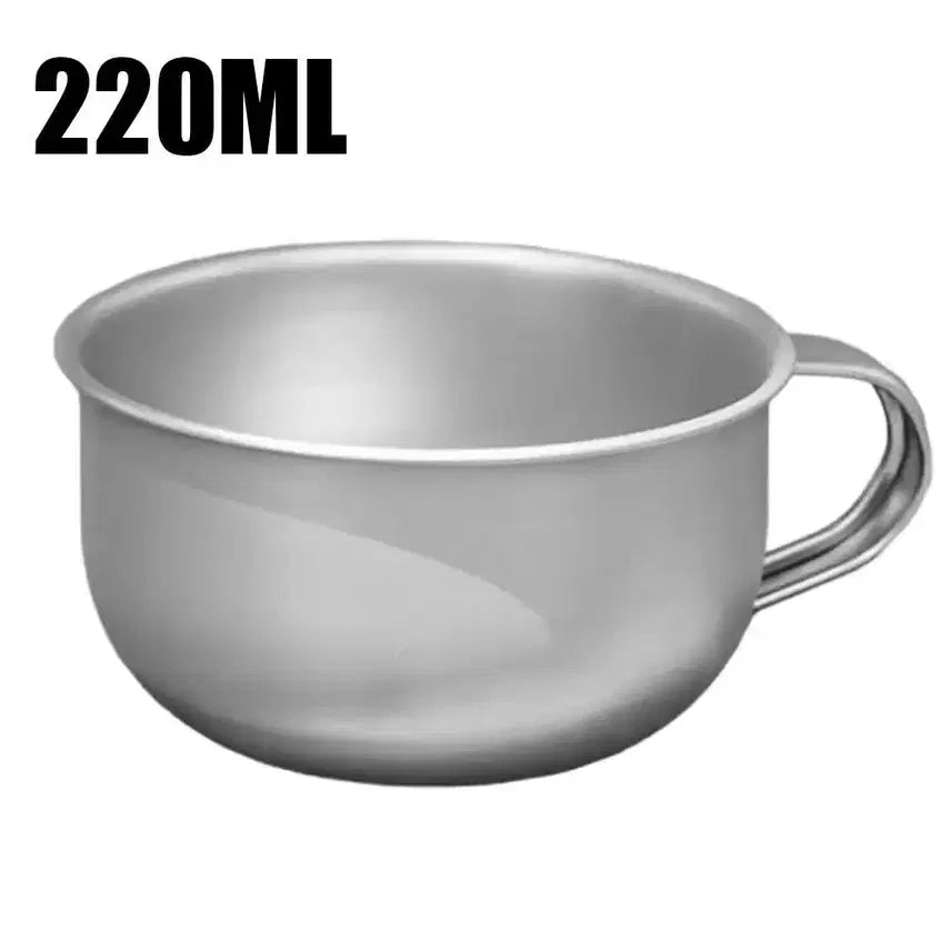 [BUNJANG] Titanium Alloy Camping Mug Cup for Tea, Coffee, and Ramen / 캠핑 티타늄 합금 컵 머그컵 차 커피 라면 그릇