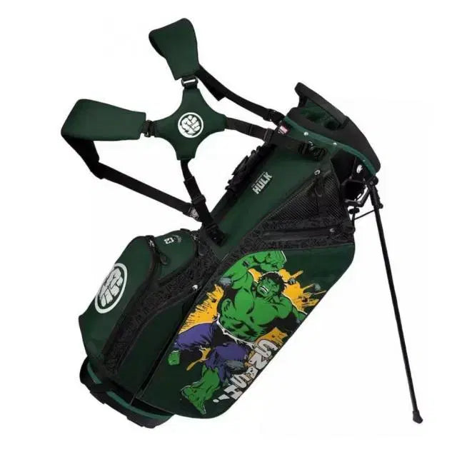 [BUNJANG] Team Effort Hulk Bucket Cart Stand Golf Bag 14-Way Divider / Team Effort 골프백 마블 2026 헐크 스탠드백 경량 가방...