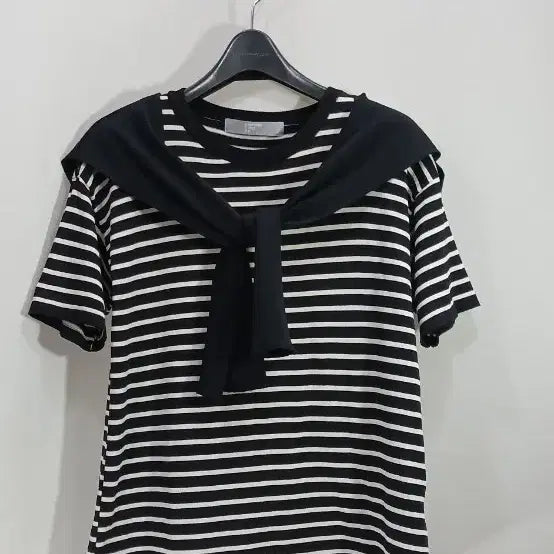 [BUNJANG] 8 Seconds Rayon Blend Short Sleeve Knit T-Shirt / 8세컨즈 레이온 혼방 반팔 니트티셔츠