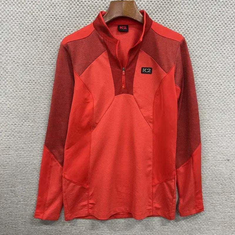 [BUNJANG] K2 Half-Zip Long-Sleeve T-Shirt (Size 95) / K2 등산 반집업 긴팔티 95 D09515