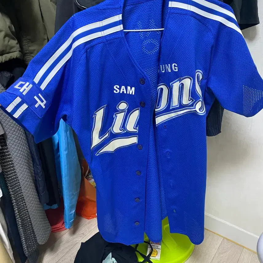 [BUNJANG] 2011 Samsung Lions Away Kim Sang-soo Baseball Jersey Size 100 / 2011년대 삼성 원정 정품 김상수 유니폼 100사이즈 판매합니다!